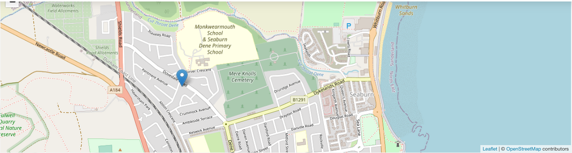 City Dental Sunderland Map